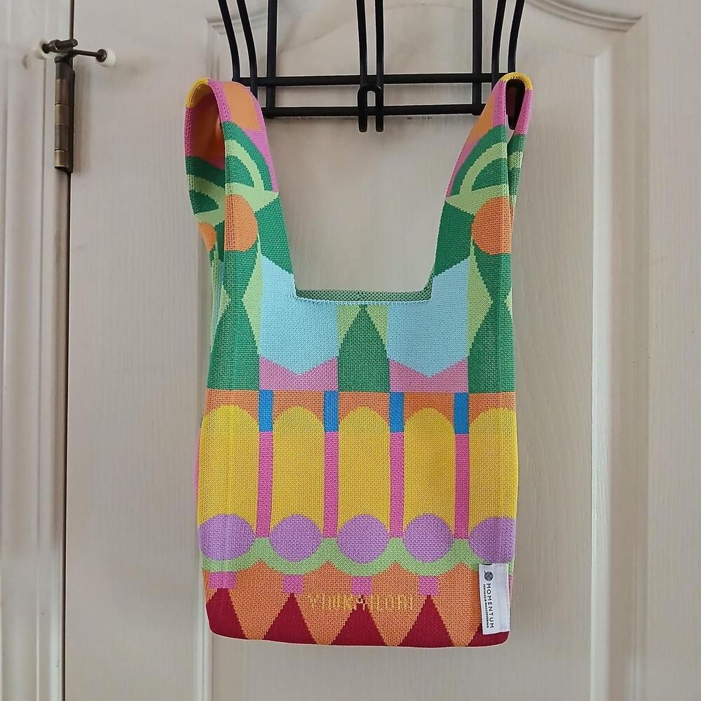 Rare Yinka Llori Momentum Textiles Wallcovering Silica Rhythms Surround You Bag